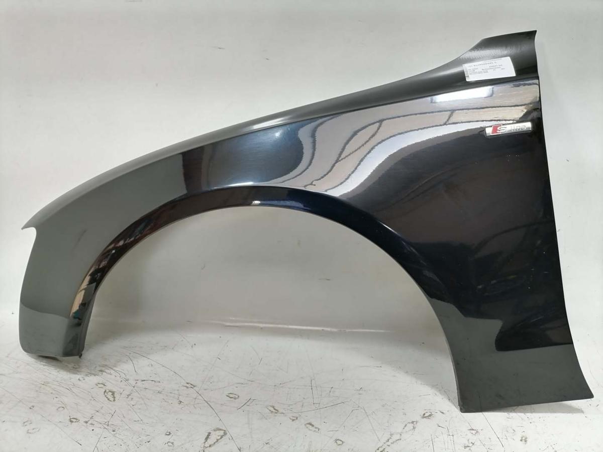 Audi A5 8T original Kotfl&uuml;gel vorn links LY9B Brillantschwarz Bj.2009